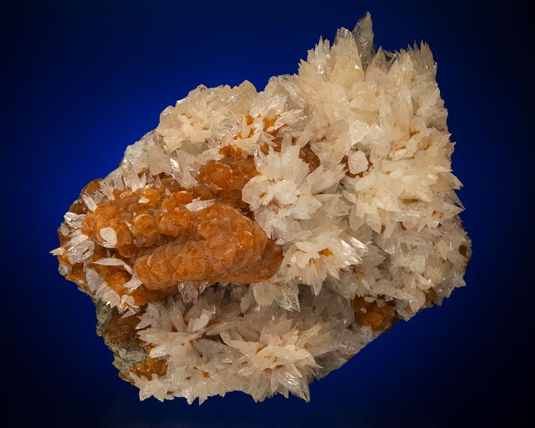 COLEMANITE on CALCITE